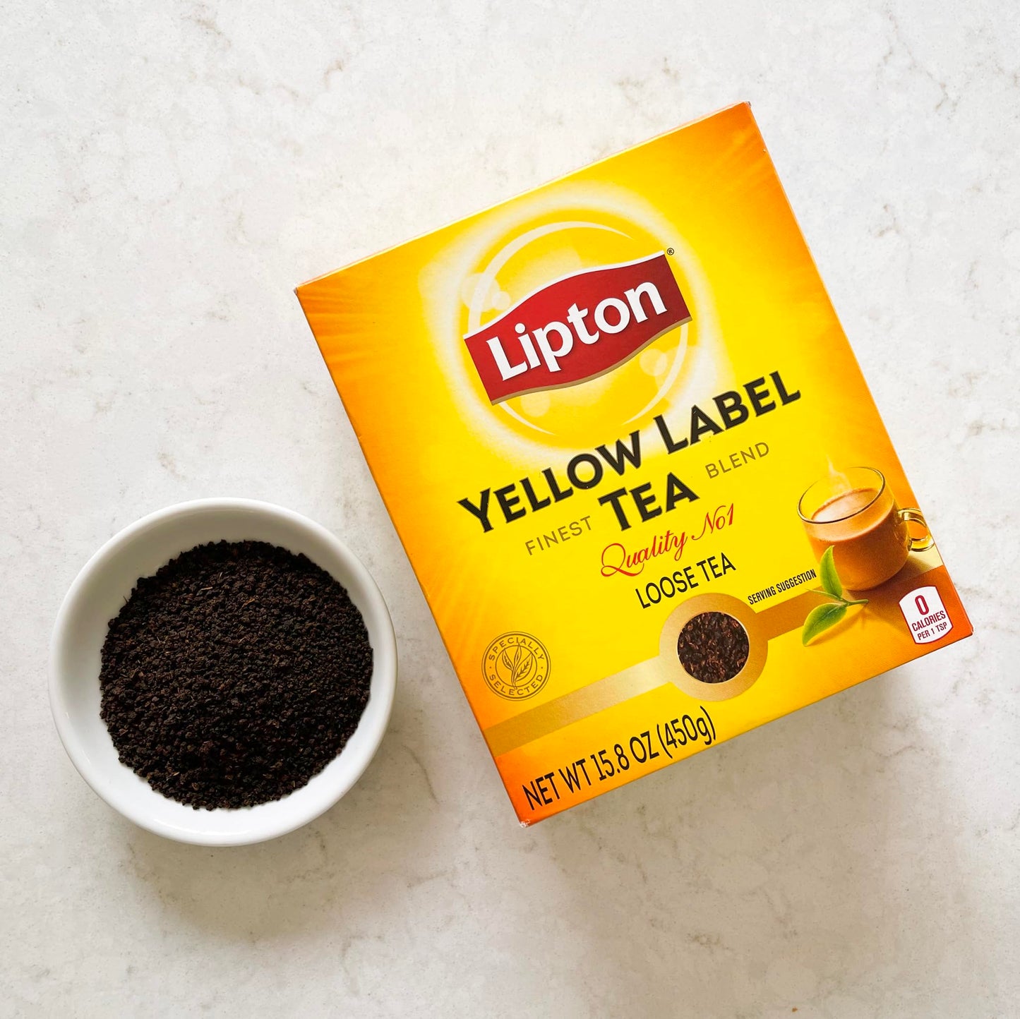 Lipton Yellow Label Tea International Blend 15.8Oz