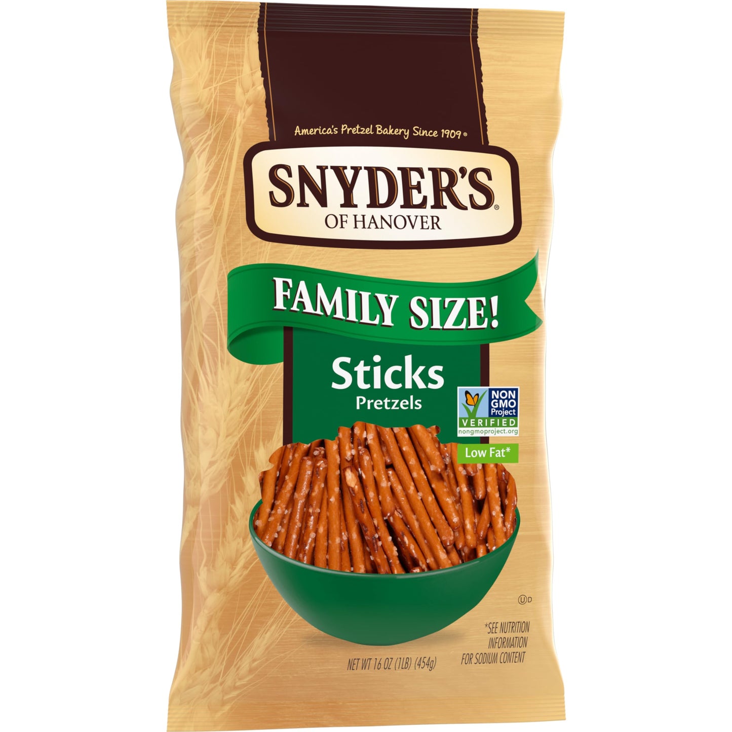 Snyders of Hanover Sticks Pretzels, 16 Oz