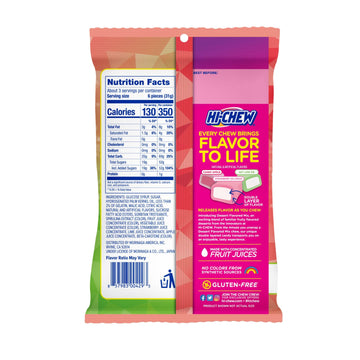 Hi-Chew Dessert Mix, 6 Bags, 3Oz Each - Apple, Key Lime Pie, Strawberry Ice Cream - Unique Fun Soft & Chewy Candy - Immensely Cr