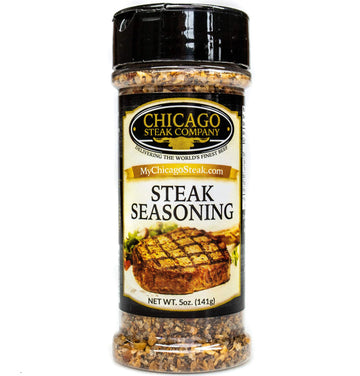 CHICAGO STEAK COMPANY Seasoning - 5 Ounce (Pack of 1) - Premium Steak Spice Blend