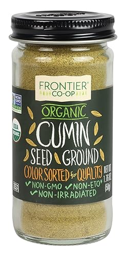 Frontier Natural Cumin Seed Ground Organic 1.76-Ounces (Pack Of 3)