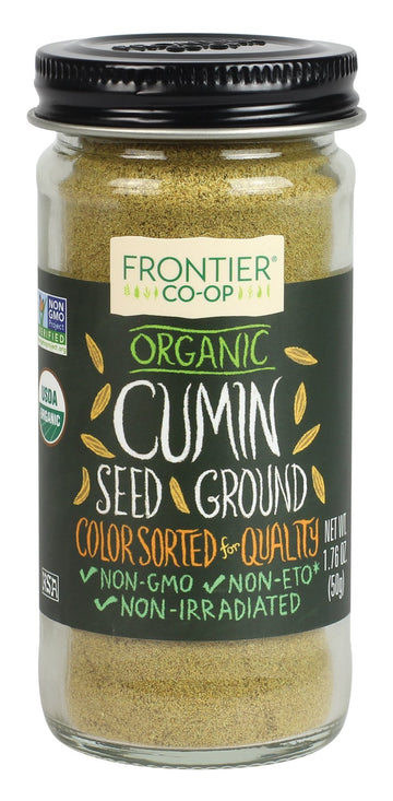 Frontier Natural Cumin Seed Ground Organic 1.76-Ounces (Pack Of 3)
