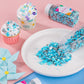 Galaxy Sprinkles For Cake Decorating, 3.52Oz Blue Star Sprinkles For Cupcake Toppers Ice Cream Cookie, Fancy Sprinkles, Planet &