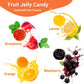 Fusion Sweets Bonelle Italian Fruit Jelly Candy - Gluten Free & Vegan - 1 Pound Bulk Bag - Assorted Colors (Approx 60 Pieces)