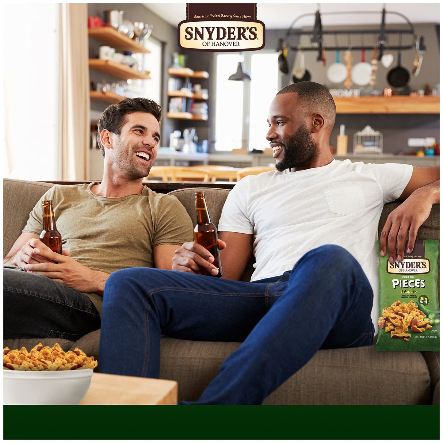Snyder'S Of Hanover Pretzel Pieces, Jalapeno, 11.25 Oz (Pack Of 12)