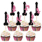 24 Pcs Pole Dance Girl Cupcake Toppers Glitter Bachelor Party Cupcake Picks Pole Dancing Cupcake Decorations For Night Out Bache