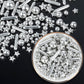 Sugarzy Christmas Silver Pearl Sugar Sprinkles, Edible Star Candy, 130g/4.58oz, Baking Cake Decorations, Cupcake Toppers