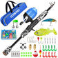 Oddspro Toddler Fishing Pole, Collapsible Fishing Pole And Reel Combo - Telescopic Fishing Pole For Boys Girls