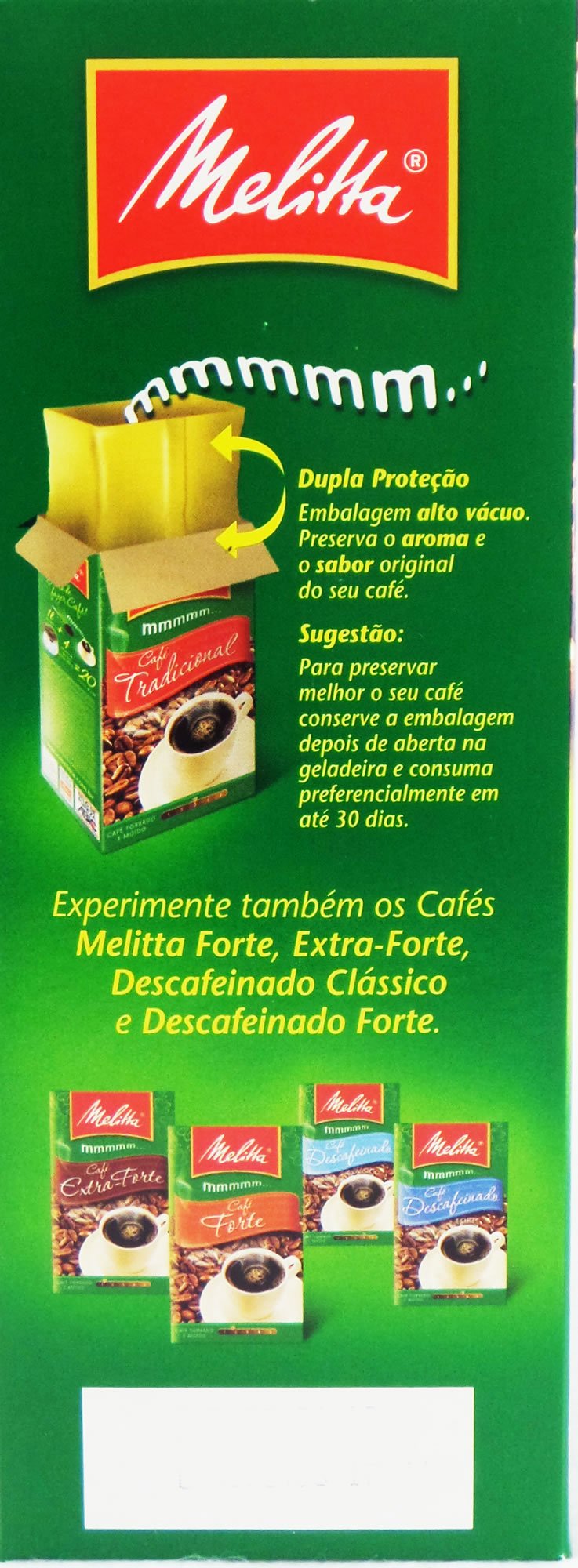 Melitta Traditional Roasted Coffee - 17.6 Oz | (Pack Of 6) | Caf   Torrado E Mo  Do Tradicional - 500G.