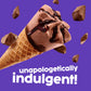Skinny Cow Not Fudging Around Chocolate Fudge Low Fat Ice Cream Cones, (Frozen), (4 Count of 4 Fl Oz Cones) 16 Fl Oz (Packaging