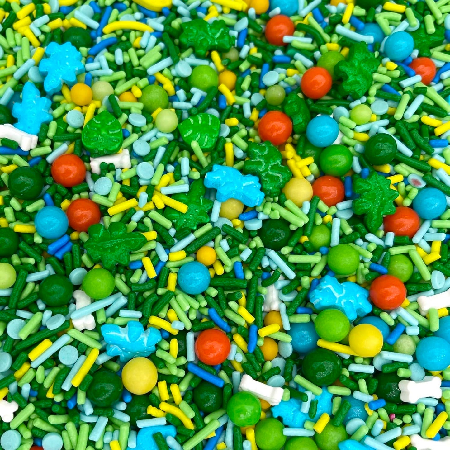 Dinosaur Sprinkles | 8 Ounces | Cake Sprinkles | Jimmies | Manvscakes