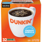 Dunkin French Vanilla Flavored Coffee, 32 Keurig K-Cup Pods