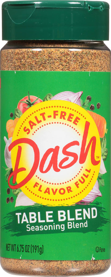 Dash Salt-Free Seasoning Blend, Table Blend, 6.75 Ounce (Pack Of 6)