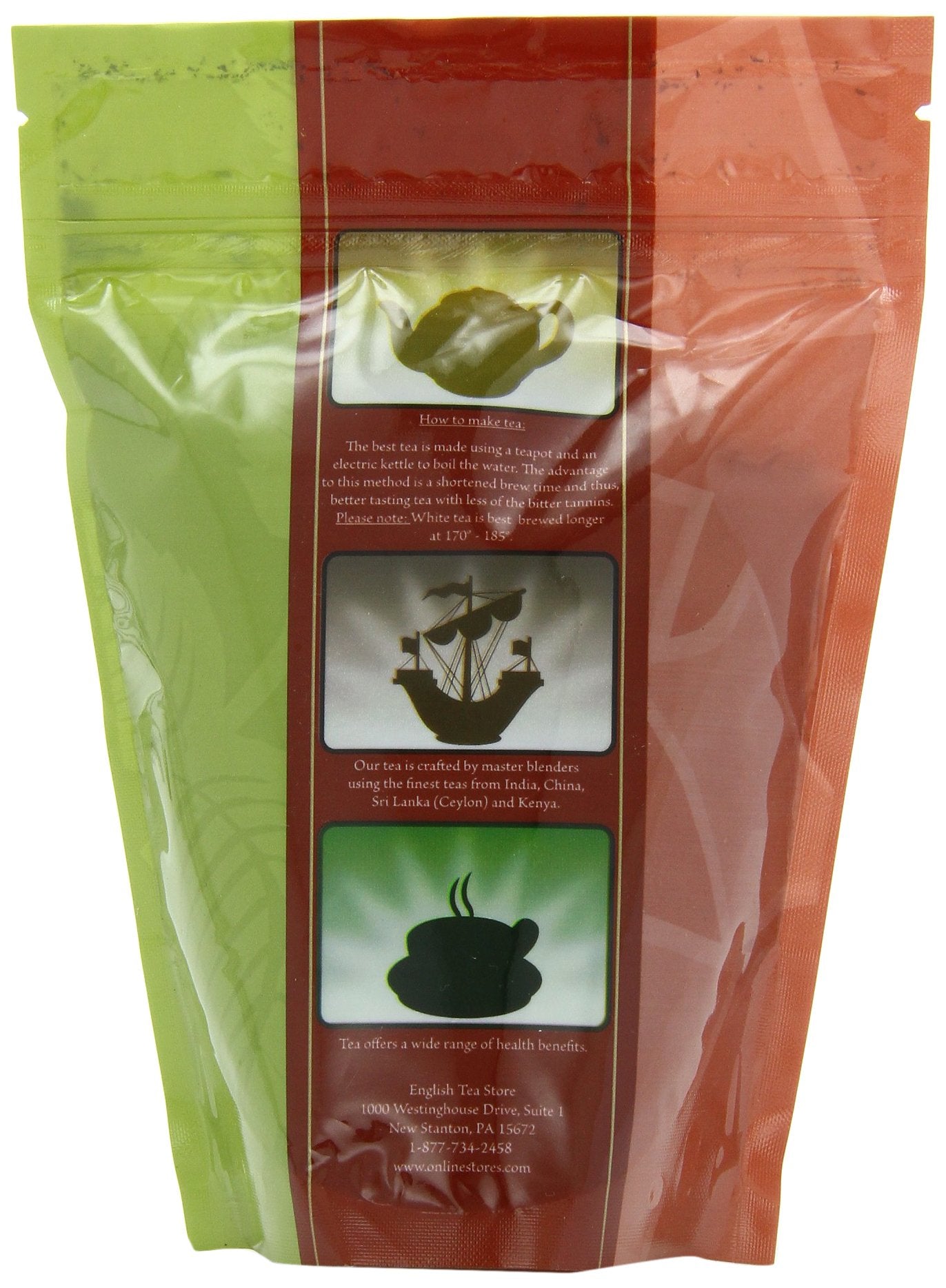 English Tea Store Loose Leaf, Lovers Leap Estate Tea Pouches, 4 Ounce