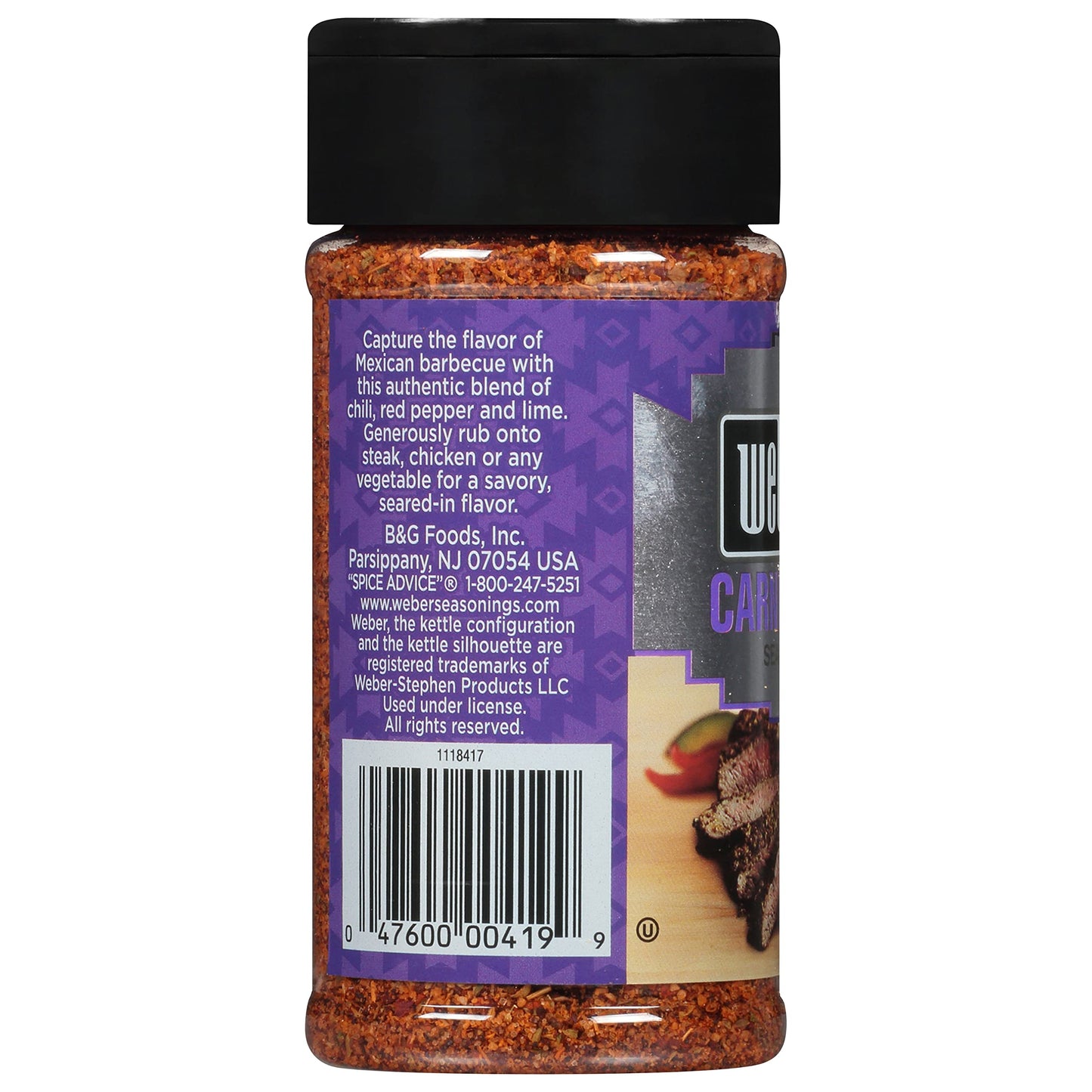 Weber Carne Asada Seasoning, 5.25 oz (Pack of 6)