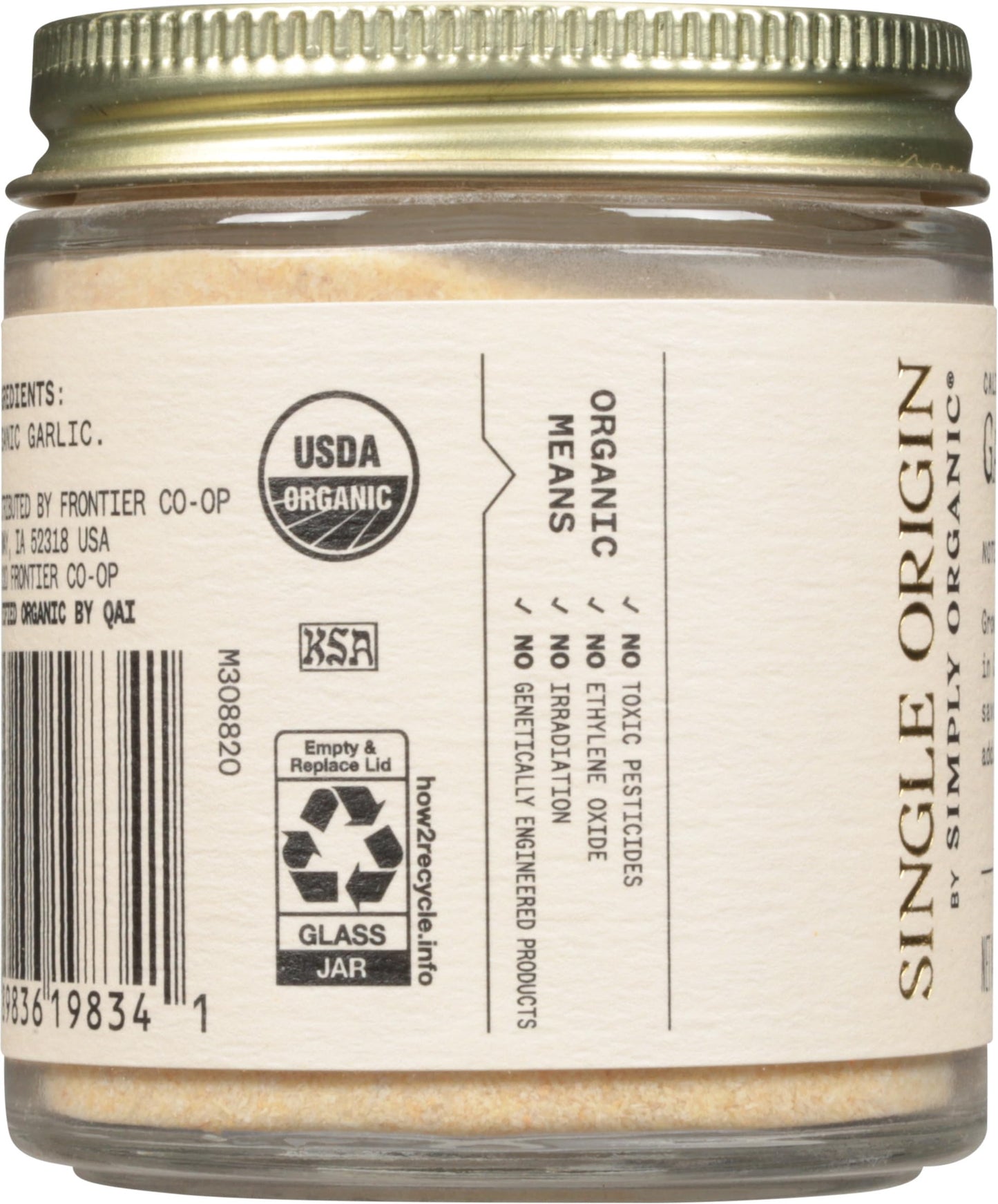 Simply Organic Single Origin Californian Garlic, Organic, 2.79 Ounce