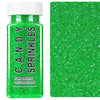 Green Sprinkles, Light Green Sanding Sugar Crystals, 4.6 oz Edible Sparkling Sugar for Baking Topping, Cupcakes, Cookies, Ice Cr