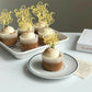 YCTHUNFISH 24 Pack Cupcake Toppers Glitter for 16th Birthday, Bamboo Material, Gold Color