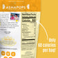 AshaPops Turmeric Garlic Flavored Popped Water Lily Seeds, 0.5 oz (Pack of 12) - Gluten-Free, Vegan, Paleo, Nut-Free, Corn-Free,