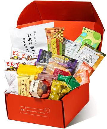 Bokksu Seasons of Japan Snack Box - 1-Piece Tea + 22-Piece Snacks from Japan - Authentic Japanese Food Box with Cookies  Chips  Mochi  ers  Tea  and More