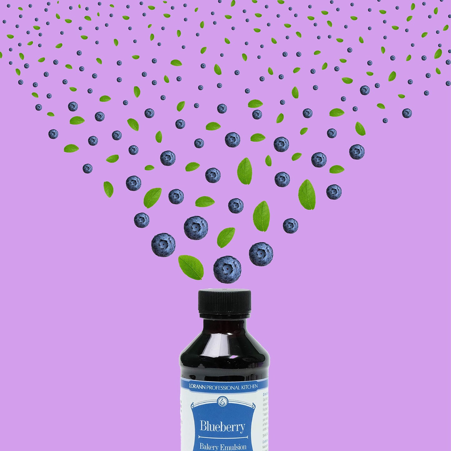 LorAnn Oils Blueberry Bakery Emulsion, Gluten-Free, 16 Fl Oz, Model 0770-1000