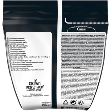 Nescafe Ristretto Decaffeinated Coffee, Arabica And Robusta Decaf Blend, 8.82 Oz Bag, Box Of 4 Bags