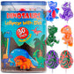 Primary Colors Candy Dinosaur Lollipops 30pk - Multicolor Dino Candy for Party Favors