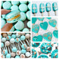 Tiffany Blue Oil Based Food Coloring For Chocolate, Candy Melts, Donuts, Strawberries, Frosting, Cake, Professional Edible Dye For Baking - 80 Milliliters 2.7 Fl.Oz