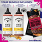 Choice Bundle Kinder’s Gold BBQ Premium Barbecue Sauce 2 Pack, 30.6 oz - Great for Dipping, Tossing, Glazing & More