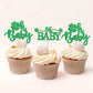 Ercadio 24 Pack St Patrick'S Day Lucky Four Leaf Oh Baby Cupcake Toppers Four Leaf Oh Baby Cupcake Picks For St.Patricks Day Bab