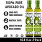 Chosen Foods 100% Pure Avocado Oil 16.9 Oz. (2 Pack), Non-Gmo For High-Heat Cooking, Frying, Baking, Homemade Sauces, Dressings And Marinades