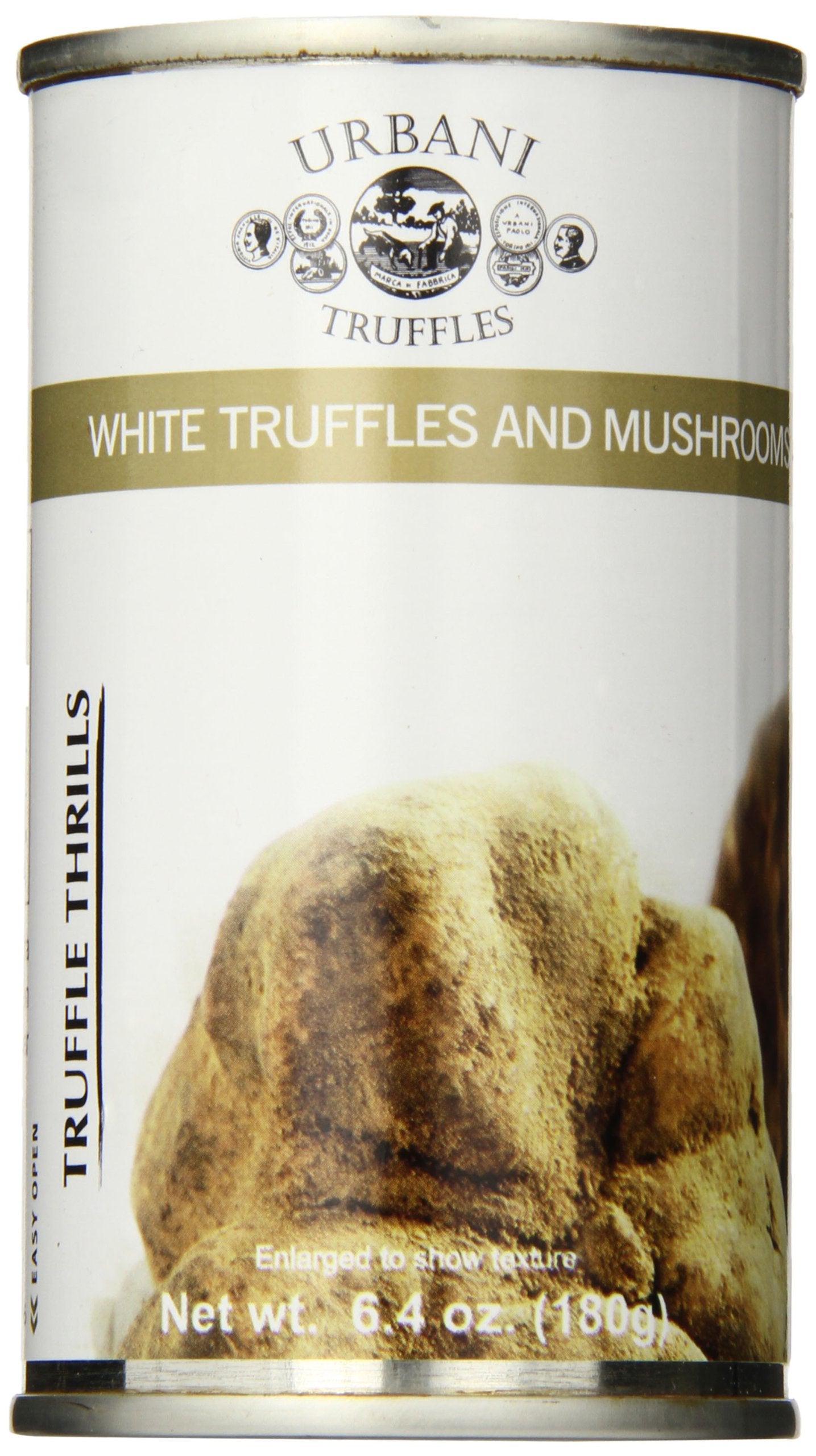 Urbani Truffles White Truffles and Mushrooms Sauce, 180g - All Natural, Ready to Use, Ideal for Pasta and Grilled Meats