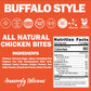 Field Trip Chicken Jerky Bites, All Natural, Gluten Free, Keto & Paleo Snack, 2.2oz (Pack of 4), Spicy Buffalo Style