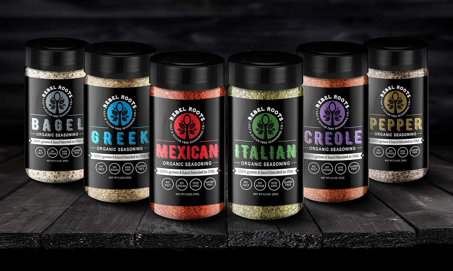 Organic Salt Free Seasoning, No Salt Seasoning, Non-Gmo, Sugar Free Seasoning, Meal Prep Seasoning, All Natural, 100% Made In Us