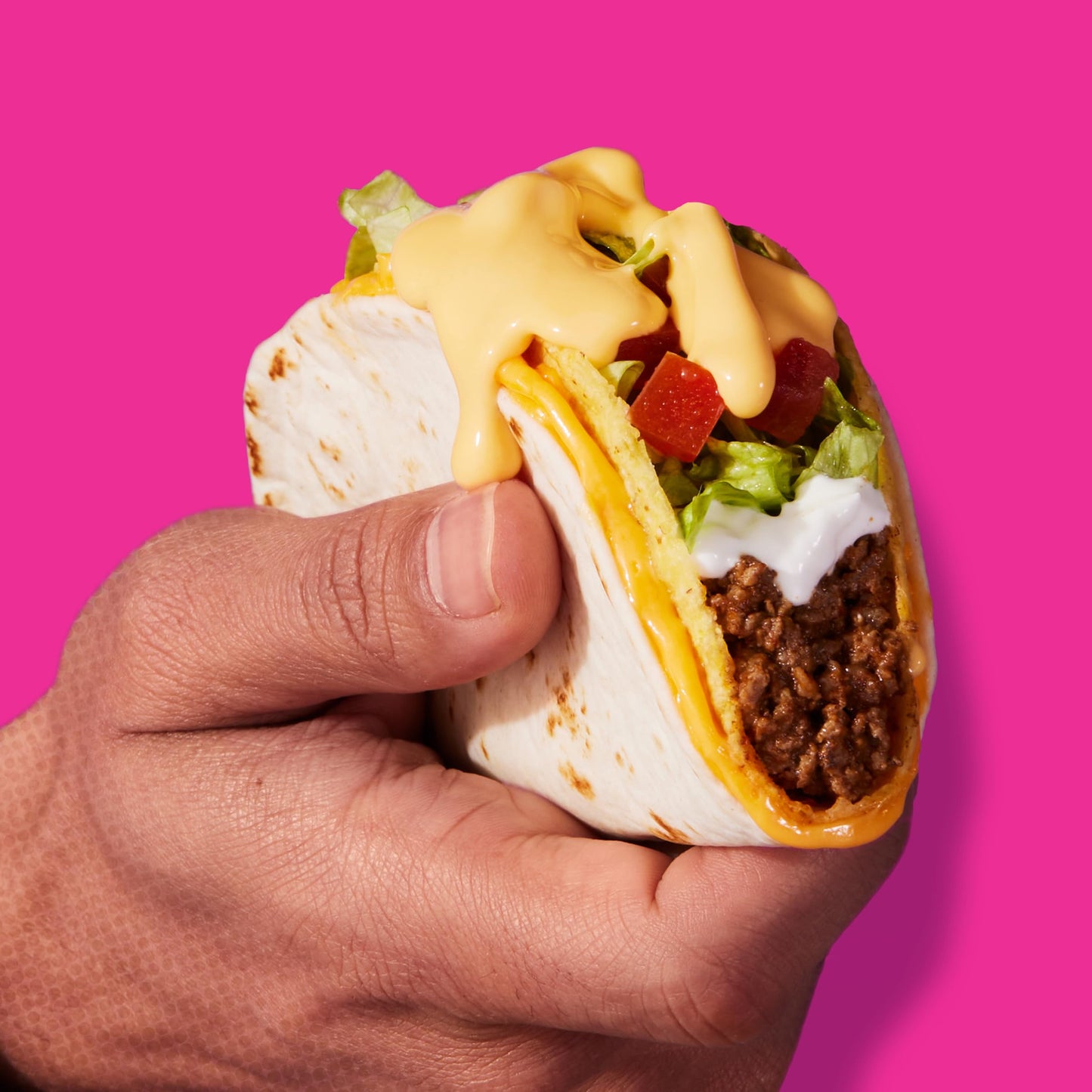 Taco Bell Cheesy Double Decker Taco Dinner Kit with 6 Soft Tortillas, 6 Crunchy Taco Shells, Velveeta Cheese Sauce & Seasoning,