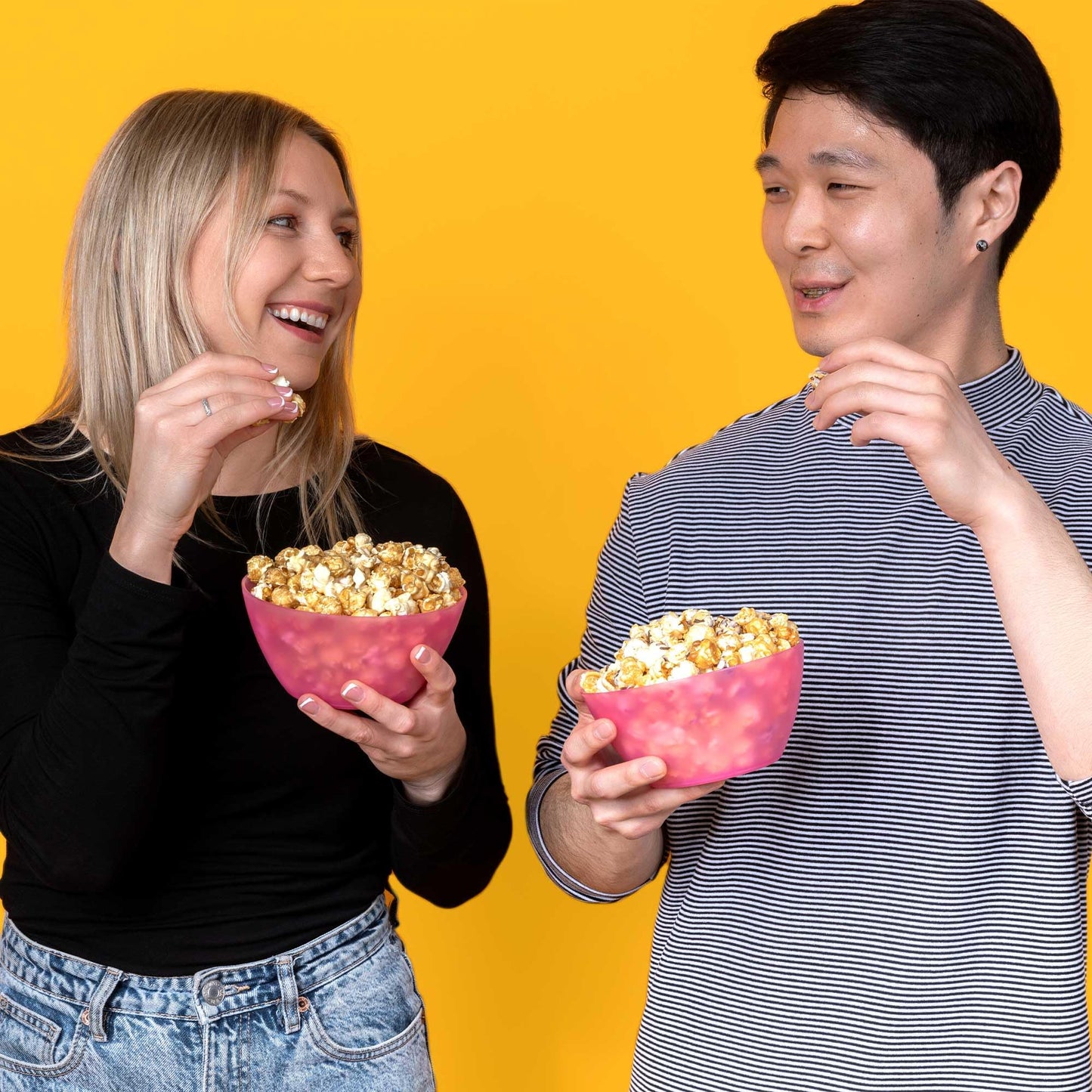 Popcornopolis Caramel & Kettle Mix 6 Ct, 1.5 Oz Case, Caramel & Kettle Mix Flavored Indulgent Popcorn