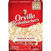 Orville Redenbachers Microwave Popcorn, White Popcorn, 3g Fiber Per Serving, Movie Night Supplies, 3.28 oz., 3-Count (12 Boxes)