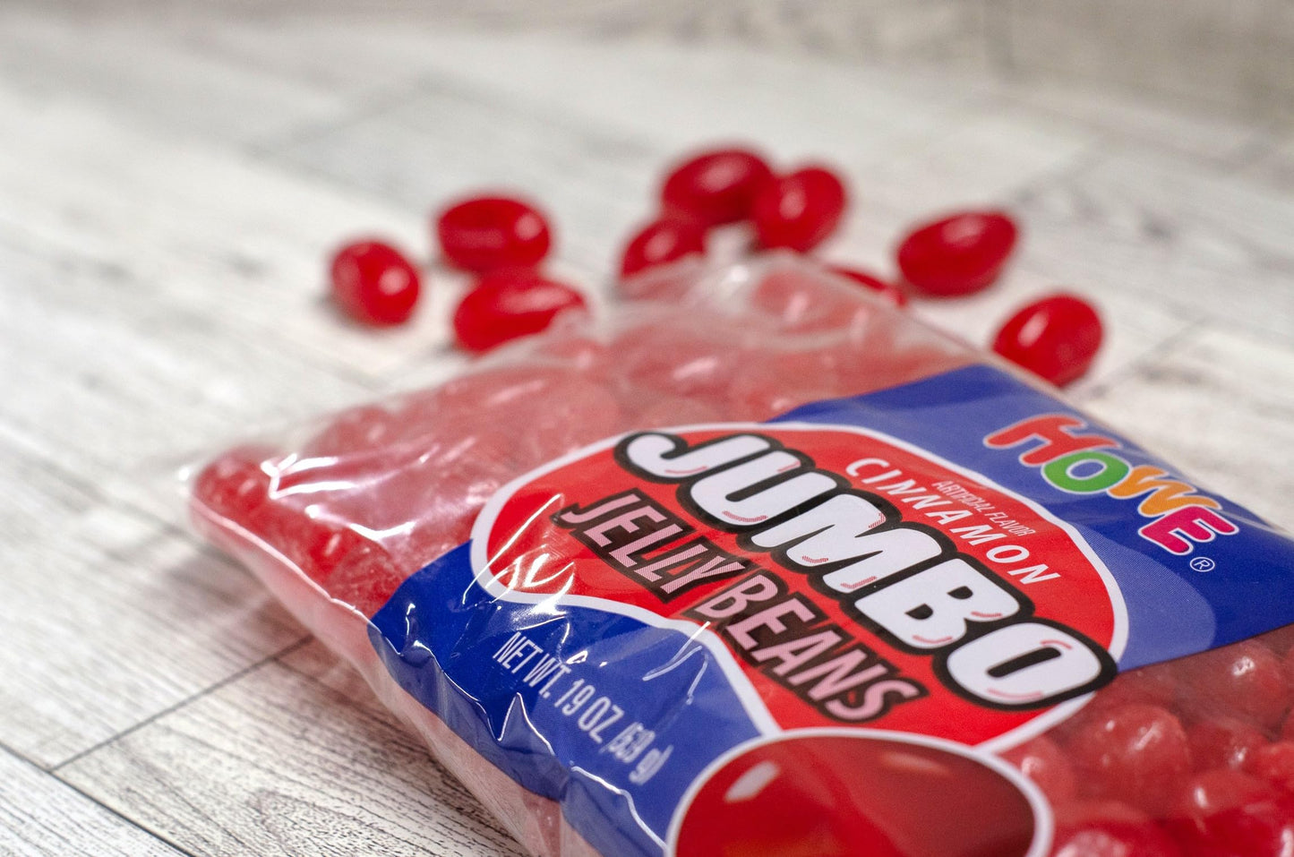 Howe Jumbo Jelly Beans 19 Oz. Bag (Cinnamon)