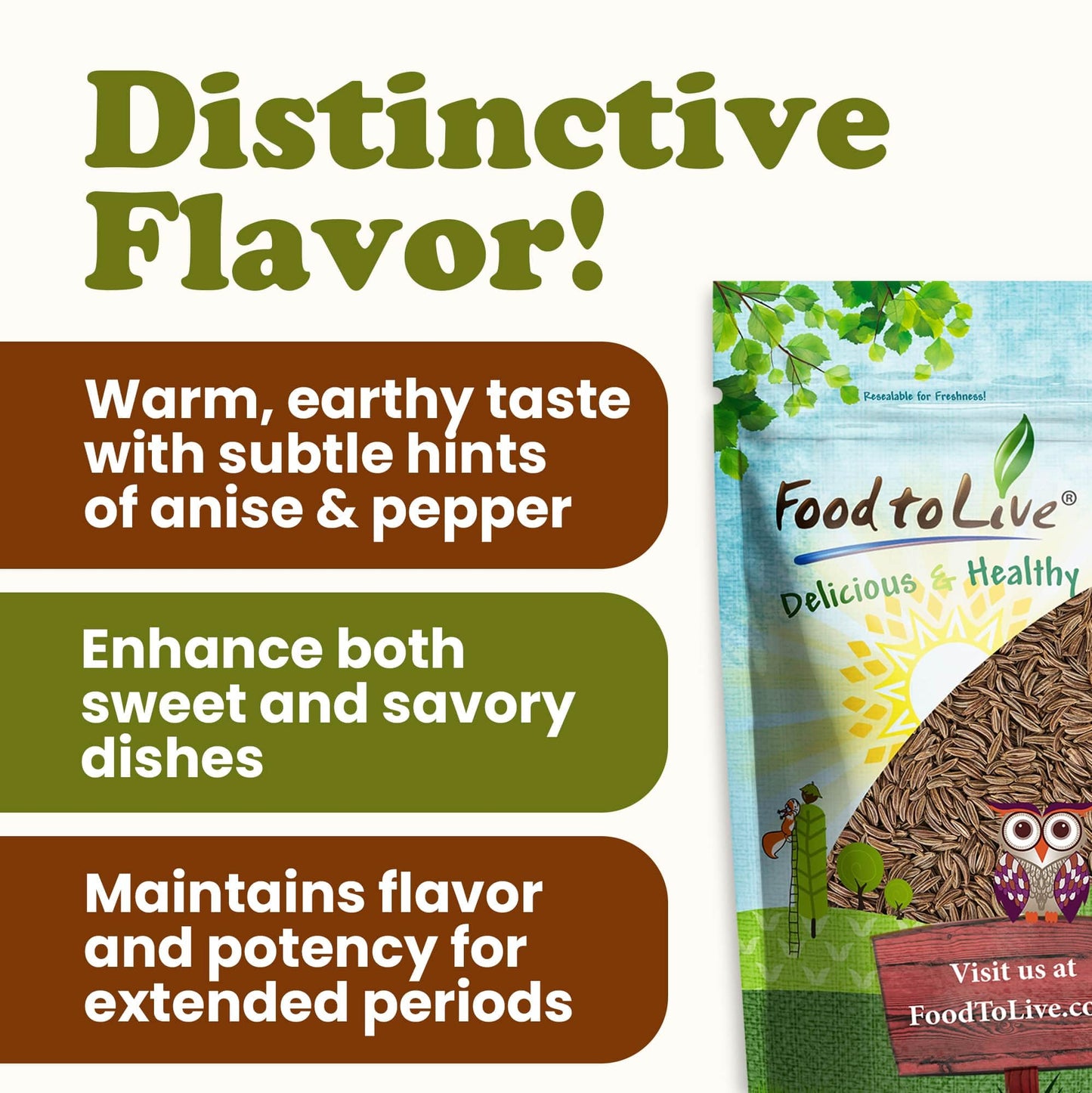 Food To Live - Organic Caraway Seeds, 14 Pounds - Non-Gmo. Great For Baking, Pickling And Cooking. Non-Irradiated. Whole Dry Spi