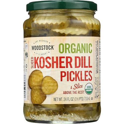 Woodstock Farms Organic Kosher Dill S Pickles (6X24 Oz)6