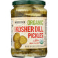 Woodstock Farms Organic Kosher Dill S Pickles (6X24 Oz)6