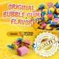 Global Gumball Bubble Gum, Original Flavor, Chewing Gum - 50 Pcs Twist Wrapped Gum - 12 Oz Individually Wrapped Bubblegum - Chew