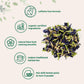 Micro Ingredients Organic Butterfly Pea Flower Tea  8 oz (680+ Cups) | Loose Leaf Herbal Tea | Natural Blue & Purple Color | Rich in Antioxidants | Caffeine-Free  Non-GMO  No Sugar
