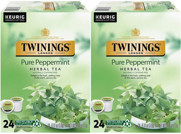 Twinings Of London Pure Peppermint Tea K-Cups For Keurig (48 Count)