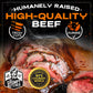 Grumpy Butcher 4 Large Filet Mignon Steaks, 8 Oz Each: Prime Steak House Size Beef Tenderloin Center Cut - With Steaks Gift Pack