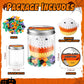 Poen Halloween Candy Corn Boo Basket Stuffers Halloween DIY Toy Plush Crochet Candy Corn Handmade Doll Ghost Spooky Creepy Horro