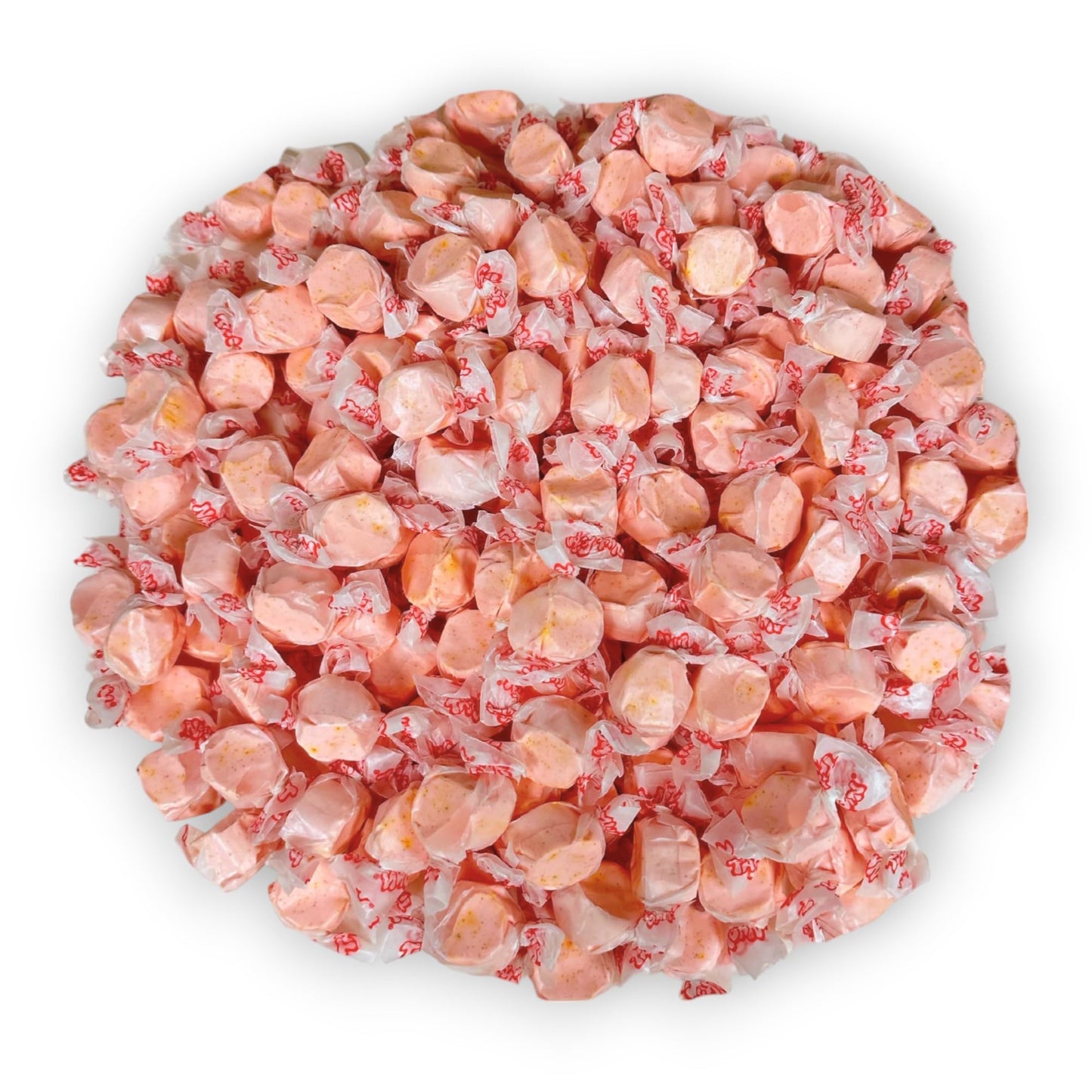 Premium Xtreme Hot Saltwater Taffy Chewy Candy Sweet And Spicy Flavor Bulk 1 Lb Bag 60+ Pieces Individually Wrapped, Nut & Glute