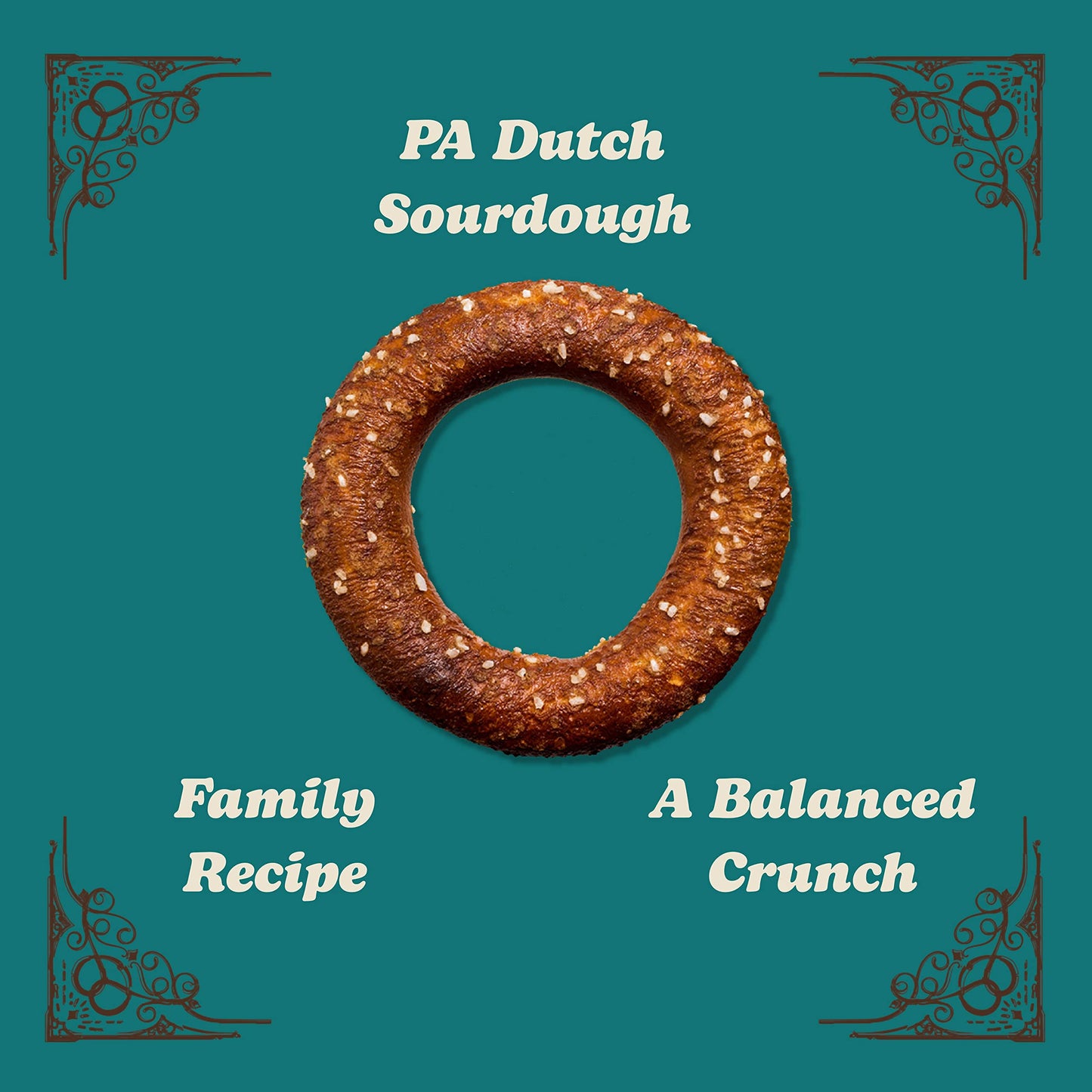 Unique Snacks Sourdough Craft malt-inspired Pretzel Rings, Vegan, OU Kosher, Non-GMO, 11 Oz. Bag, Pack of 12