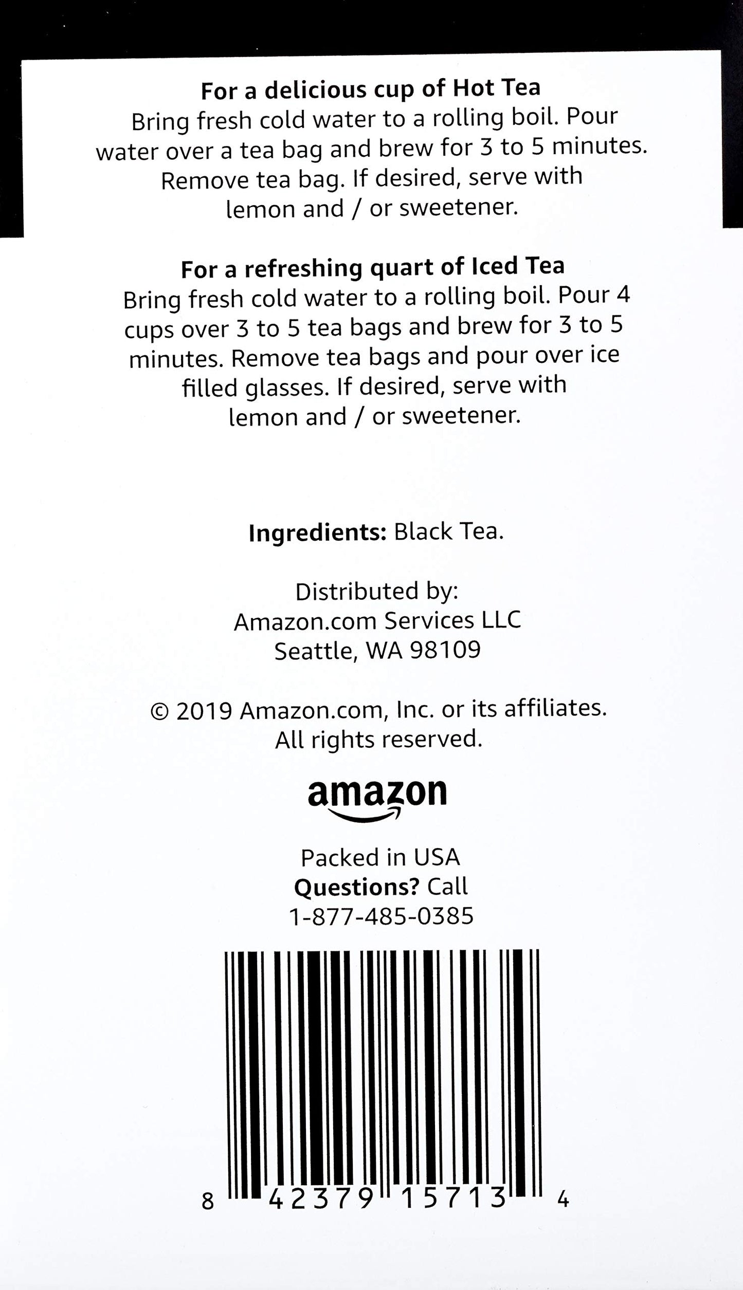 Happy Belly English Breakfast Tea Bags, 20 Count - Classic Flavor, Perfect for Morning Enjoyment