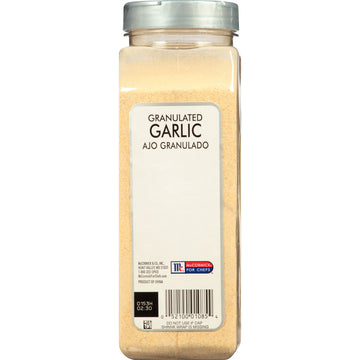 Mccormick Culinary Granulated Garlic, 26 Oz - One 26 Ounce Container Of Granulated Garlic Powder, Best In Rubs For Beef, Pork, Fish, Poultry Or Sauces